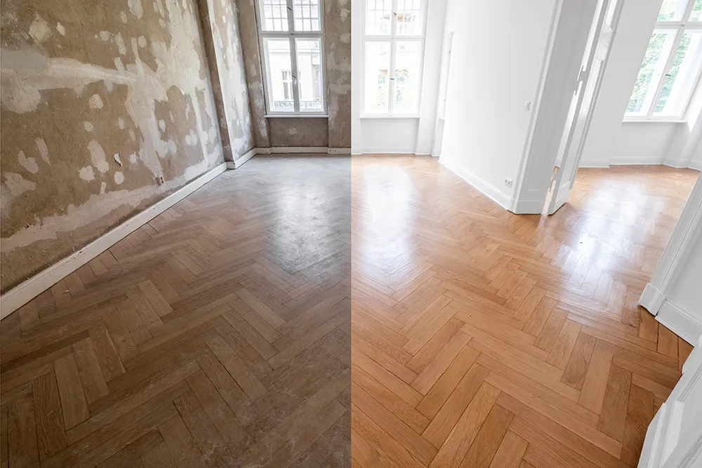Before and After Flooring